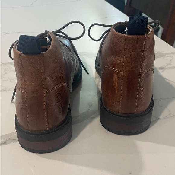 Steve Madden Men's Brown Leather Chukka Boots - Picture 3 of 11